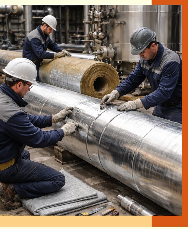 Утепление технологического оборудования в Нефтеюганске от 4271 руб. за м2 | ТепломастерНфт