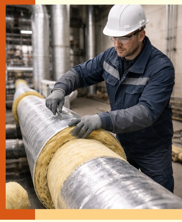Утепление технологического оборудования и заводских установок в Нефтеюганске